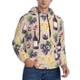 thumbnail image 1 of Hoodies for Men - Glasses Of Red Wine Long Sleeve Comfrt Men'S Fashion Hoodies & Sweatshirts, Sweatshirts for Men Hoodies Pullover Clothing Clothes with Pouch, 1 of 7