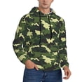 thumbnail image 1 of Hoodies for Men - Green Camouflage Classic Long Sleeve Comfrt Men'S Fashion Hoodies & Sweatshirts, Sweatshirts for Men Hoodies Pullover Clothing Clothes with Pouch, 1 of 7