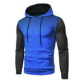 thumbnail image 1 of Hoodies Men Gym Hooded Top Men Teenagers Zipper Jacket Warm Cosy Sweatshirts Stretch Lightweight Jackets Golf Casual Outwear Fall Long Sleeve Tracksuit Top, 1 of 4