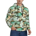 thumbnail image 1 of Hoodies for Men - Hawaiian Style Flowers Long Sleeve Comfrt Men'S Fashion Hoodies & Sweatshirts, Sweatshirts for Men Hoodies Pullover Clothing Clothes with Pouch, 1 of 7