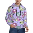 thumbnail image 1 of Hoodies for Men - Ice Cream Cartoon Print Long Sleeve Comfrt Men'S Fashion Hoodies & Sweatshirts, Sweatshirts for Men Hoodies Pullover Clothing Clothes with Pouch, 1 of 7