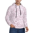 thumbnail image 1 of Hoodies for Men - Mauve Paisley Long Sleeve Comfrt Men'S Fashion Hoodies & Sweatshirts, Sweatshirts for Men Hoodies Pullover Clothing Clothes with Pouch, 1 of 7