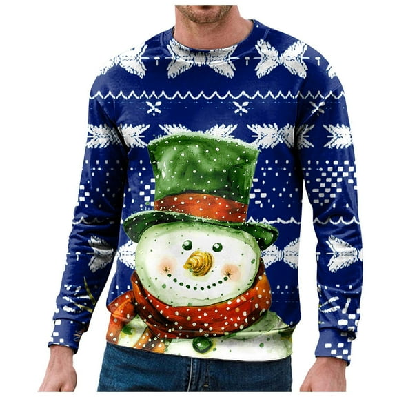 Hoodies for Men Men's Fashion Casual Loose Christmas Bib Snowman Print Neck Comfortable Hoodless Skeleton Sweatshirt And Sweat Pants Adult Heart Sweatshirts for Men Slipper Warm Sweats Zipper Green L