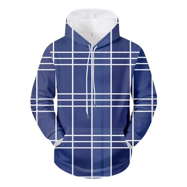 Hoodies Men Men s Spring Autumn Personalized Cool Map 3D Digital Print Casual Hooded Hoodie Mens Sweatshirt Blue L Walmart Business Supplies