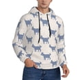 thumbnail image 1 of Hoodies for Men - Minimalist Plaid Cartoon Cute Goat Long Sleeve Comfrt Men'S Fashion Hoodies & Sweatshirts, Sweatshirts for Men Hoodies Pullover Clothing Clothes with Pouch, 1 of 7