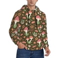 thumbnail image 1 of Hoodies for Men - Mushrooms and Autumn Long Sleeve Comfrt Men'S Fashion Hoodies & Sweatshirts, Sweatshirts for Men Hoodies Pullover Clothing Clothes with Pouch, 1 of 7
