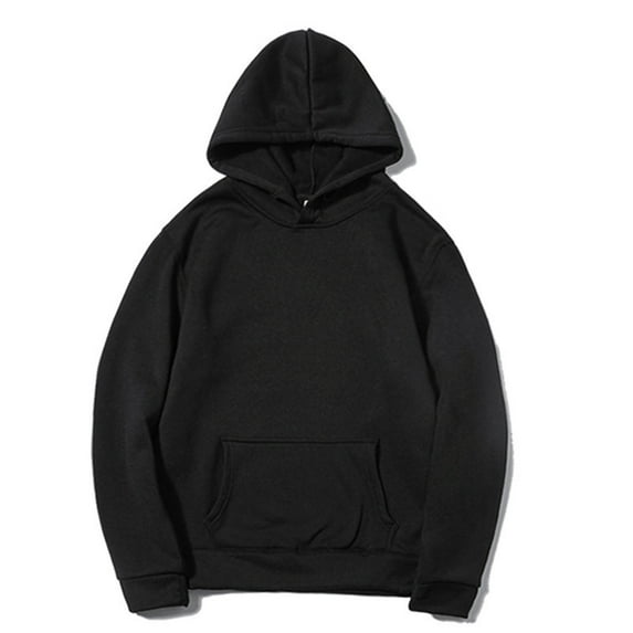 Hoodies for Men Plain Hooded Sweatshirt Casual Athletic Fleece Sweatshirt Top Pullover Sweater Solid Color Hoody Workout Gym Sports Outdoor Sportwear with Pocket