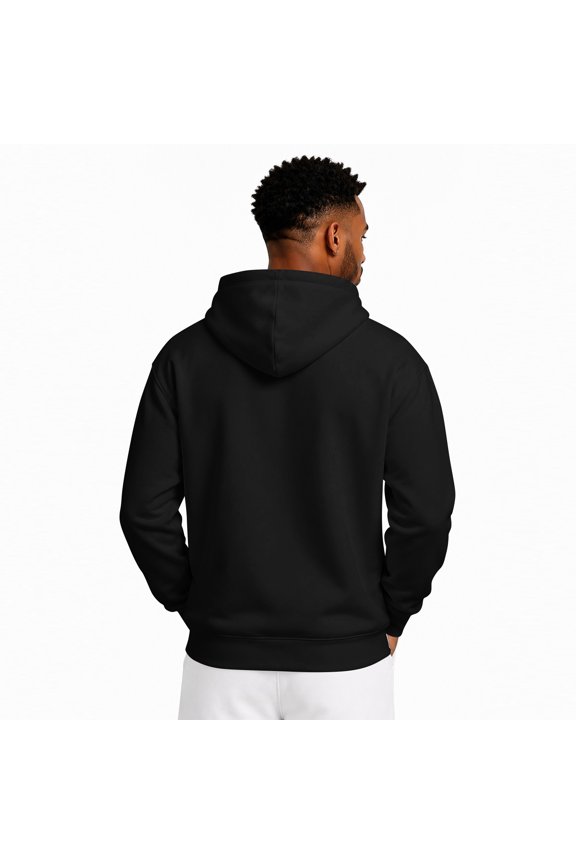 Hoodies Men Polyester Sweatshirt For Sublimation Bulk Hoodie Fleece Lined Pullover Adjustable Drawstring Hood