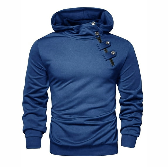 Hoodies for Men Pullover Big and Tall Hoodies for Men Men's Casual Hoodie Fashionable Pullover Sweatshirt Comfortable Streetwear Soft Blend Long Sleeve Hooded Top for Everyday Wear