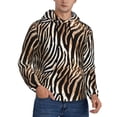 thumbnail image 1 of Hoodies for Men - Realistic Zebra print cool Long Sleeve Comfrt Men'S Fashion Hoodies & Sweatshirts, Sweatshirts for Men Hoodies Pullover Clothing Clothes with Pouch, 1 of 7