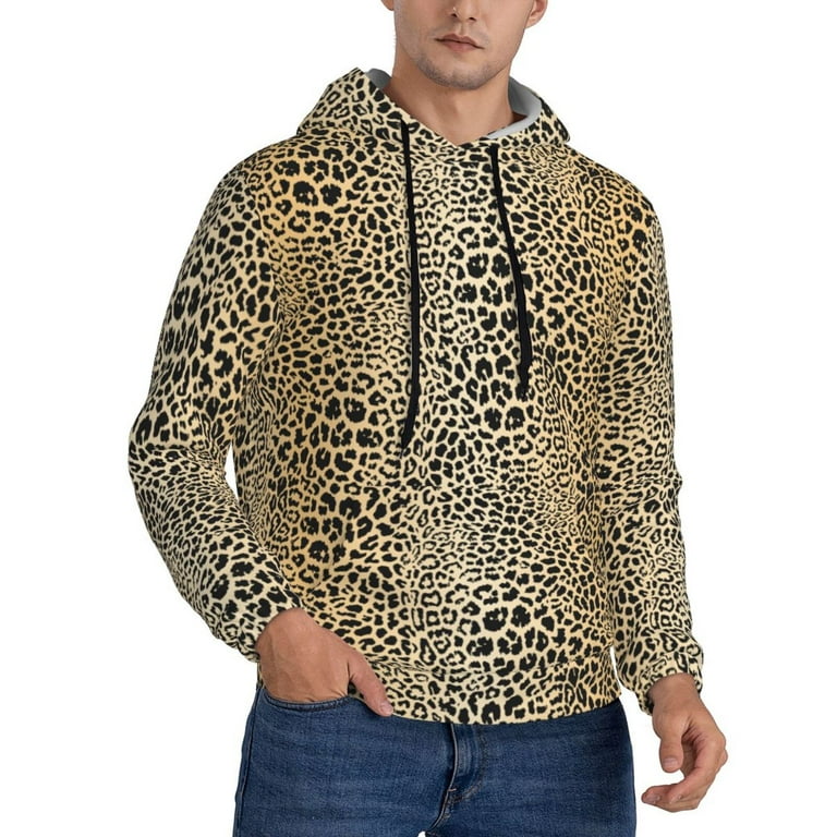 Mens leopard print sweatshirt sale