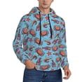thumbnail image 1 of Hoodies for Men - Starfish Shrimp Crabs Long Sleeve Comfrt Men'S Fashion Hoodies & Sweatshirts, Sweatshirts for Men Hoodies Pullover Clothing Clothes with Pouch, 1 of 7
