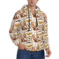 thumbnail image 1 of Hoodies for Men - Western Cowboy Long Sleeve Comfrt Men'S Fashion Hoodies & Sweatshirts, Sweatshirts for Men Hoodies Pullover Clothing Clothes with Pouch, 1 of 7