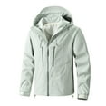 thumbnail image 1 of Hoodies Men Zip up Gym Hooded Top Men Teenagers Zipper Jacket Warm Cosy Sweatshirts Stretch Lightweight Jackets Golf Casual Outwear Long Sleeve Tracksuit Fall Coat Top, 1 of 8