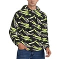 thumbnail image 1 of Hoodies for Men - black Asparagus Print Long Sleeve Comfrt Men'S Fashion Hoodies & Sweatshirts, Sweatshirts for Men Hoodies Pullover Clothing Clothes with Pouch, 1 of 7