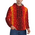 thumbnail image 1 of Hoodies for Men - cool Red Dragon Skin scale Long Sleeve Comfrt Men'S Fashion Hoodies & Sweatshirts, Sweatshirts for Men Hoodies Pullover Clothing Clothes with Pouch, 1 of 7