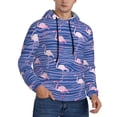 thumbnail image 1 of Hoodies for Men - flamingo pink Long Sleeve Comfrt Men'S Fashion Hoodies & Sweatshirts, Sweatshirts for Men Hoodies Pullover Clothing Clothes with Pouch, 1 of 7