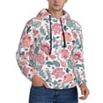 thumbnail image 1 of Hoodies for Men - flower leaves Long Sleeve Comfrt Men'S Fashion Hoodies & Sweatshirts, Sweatshirts for Men Hoodies Pullover Clothing Clothes with Pouch, 1 of 7