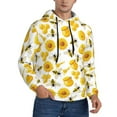 thumbnail image 1 of Hoodies for Men - lively cartoon bees honey Long Sleeve Comfrt Men'S Fashion Hoodies & Sweatshirts, Sweatshirts for Men Hoodies Pullover Clothing Clothes with Pouch, 1 of 7