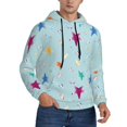 thumbnail image 1 of Hoodies for Men - starfish seahorses air bubbles Long Sleeve Comfrt Men'S Fashion Hoodies & Sweatshirts, Sweatshirts for Men Hoodies Pullover Clothing Clothes with Pouch, 1 of 7