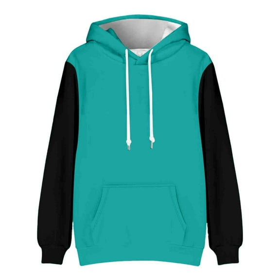 Hoodies,Mens Casual Sport Drawstring Hooded Sweatshirt Pullover Long Sleeve for Gym And Streetwear,Hoodies for Men,Mint Green,L