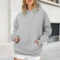 thumbnail image 1 of Hoodies Oversized Sweatshirt for Women Fleece Hoodies Long Sleeve Shirts Pullover Fall Clothes With Pocket, 1 of 1