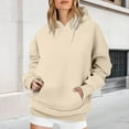 thumbnail image 1 of Hoodies Oversized Sweatshirt for Women Fleece Hoodies Long Sleeve Shirts Pullover Fall Clothes With Pocket, 1 of 1