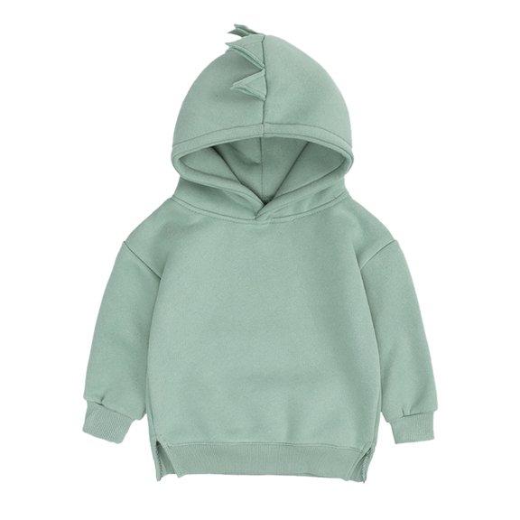 Hoodies,Pullover Autumn Winter Toddler Boys Girls Long Sleeve Solid Color Casual Sports Comfortable Hoodie,Green,6-9 Months