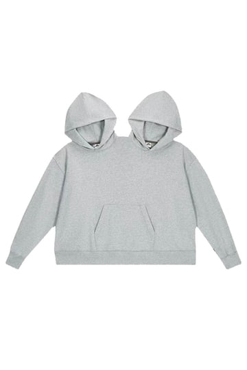 トップス LON TWO SIDE SWEATSHIRT #04 Top Gray Two Hoodie