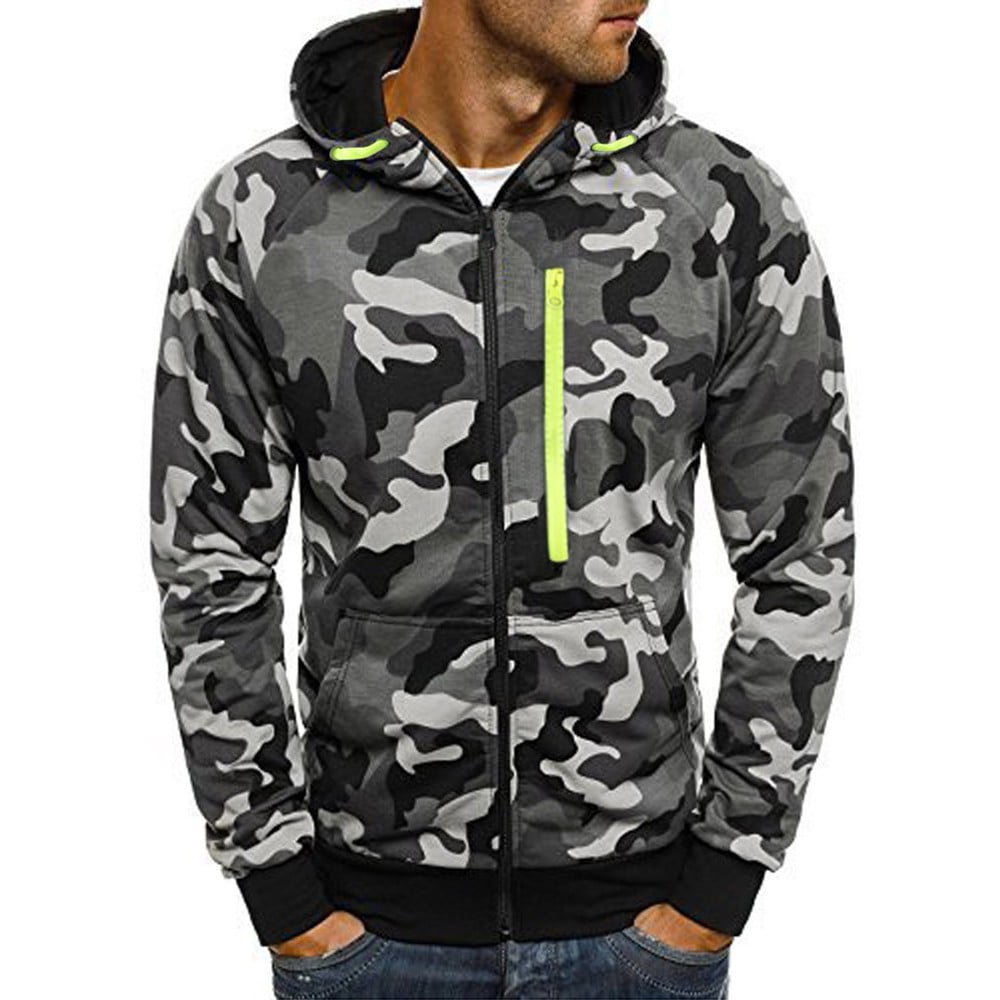 Camouflage Print Plus Pullover Sweatshirt main image 0