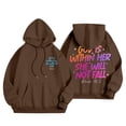 thumbnail image 1 of Hoodies Sweatshirt for Women Long Sleeve Hoodie Women Pullover Oversized Hoodie for Women Brown Hoodies Fall Outfits for Women 2025 Trendy Young Women, 1 of 6