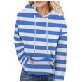 thumbnail image 1 of Hoodies Sweatshirt for Women Long Sleeve Hoodie Women's Hoodies Pullover Graphic Hoodies for Women Blue Hooded Sweatshirt Fall Outfits Women Women Clothes, 1 of 5