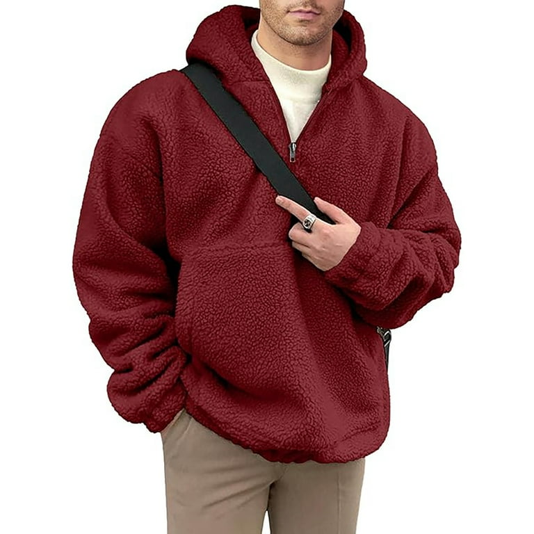 Fuzzy sweatshirt mens deals