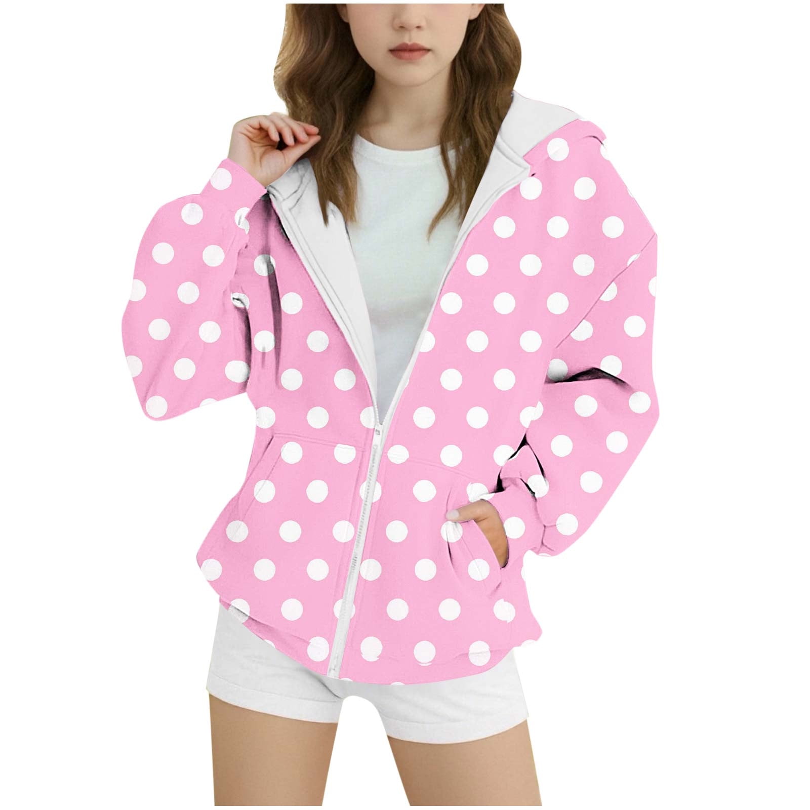 Hoodies Sweatshirts for Girls Cute Preppy Oversized Long Sleeve ...