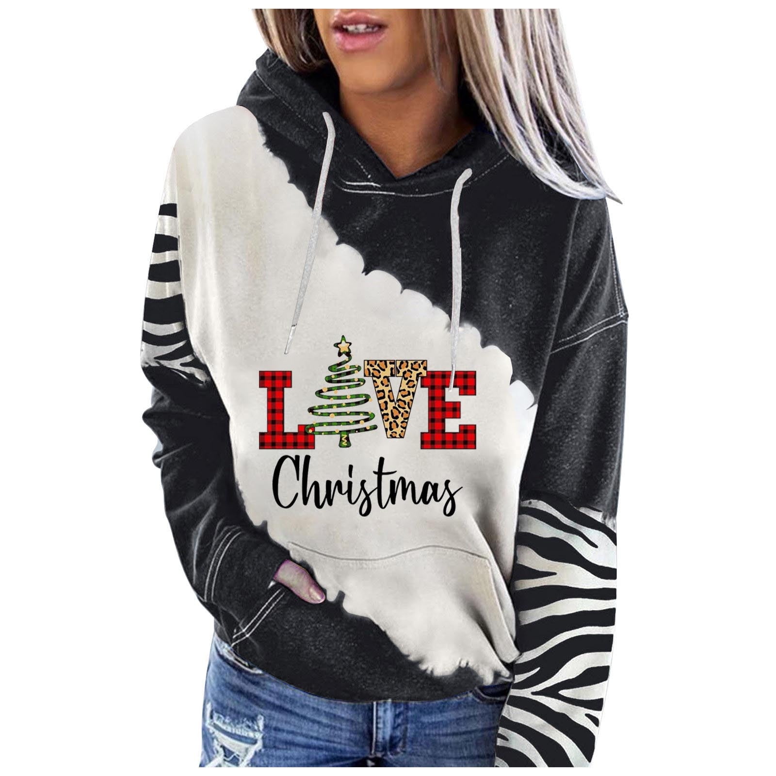 Ladies on sale christmas hoodies