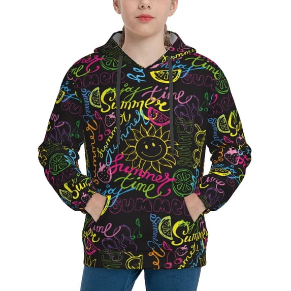 Hoodies for Teen Girls Boys - Color Summer Warm Boys' Fashion Hoodies & Sweatshirts, Boys Girls Kids Clothes Size 18-20 Youth Pullover with Kangaroo Pocket