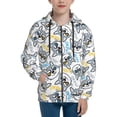 thumbnail image 1 of Hoodies for Teen Girls Boys - Cute Funny Glasses Husky Warm Boys' Fashion Zip Up Hoodies & Sweatshirts, Boys Girls Kids Clothes Size 10-12 Youth Pullover with Kangaroo Pocket, 1 of 5