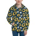 thumbnail image 1 of Hoodies for Teen Girls Boys - Doodle casual polka dot Warm Boys' Fashion Zip Up Hoodies & Sweatshirts, Boys Girls Kids Clothes Size 10-12 Youth Pullover with Kangaroo Pocket, 1 of 5