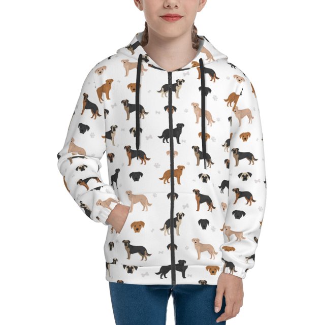 Hoodies for Teen Girls Boys Labrador Retriever Dog No.1018 Warm Boys