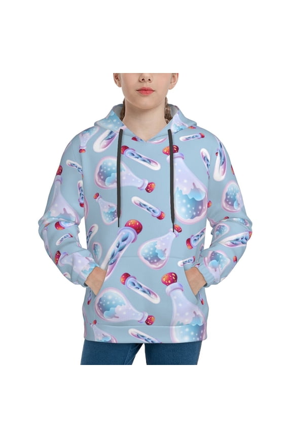 Hoodies for Teen Girls Boys - Magic Bottle Pattern Warm Boys' Fashion Hoodies & Sweatshirts, Boys Girls Kids Clothes Size 14-16 Youth Pullover with Kangaroo Pocket