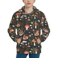 thumbnail image 1 of Hoodies for Teen Girls Boys - Mushroom With Snails Warm Boys' Fashion Hoodies & Sweatshirts, Boys Girls Kids Clothes Size 14-16 Youth Pullover with Kangaroo Pocket, 1 of 5