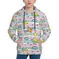 thumbnail image 1 of Hoodies for Teen Girls Boys - Space Doodle Warm Boys' Fashion Hoodies & Sweatshirts, Boys Girls Kids Clothes Size 10-12 Youth Pullover with Kangaroo Pocket, 1 of 5