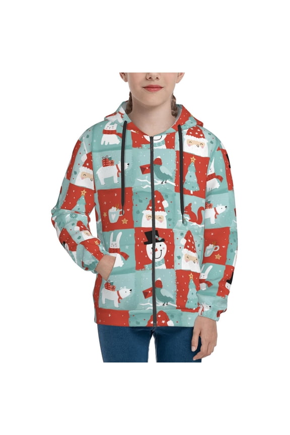 Hoodies for Teen Girls Boys - Warm Christmas Memories Warm Boys' Fashion Zip Up Hoodies & Sweatshirts, Boys Girls Kids Clothes Size 10-12 Youth Pullover with Kangaroo Pocket