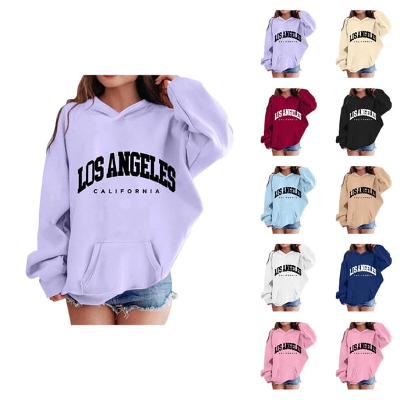 Hoodies for Girls Kids Clothes Girls Hoodies and Sweatshirts for Girls Cute Long Sleeve Pullover Sweatshirt for Kids Casual Comfortable Wear for Daily Activities