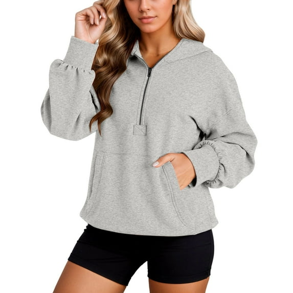 Hoodies for Teen Girls Y2K Zip Up Hoodie Gym Pullover Women's Fall Fashion Loose Fit Long Sleeve Casual Streetwear Comfortable Sweatshirt With Pocket And Drawstring For Daily Wear