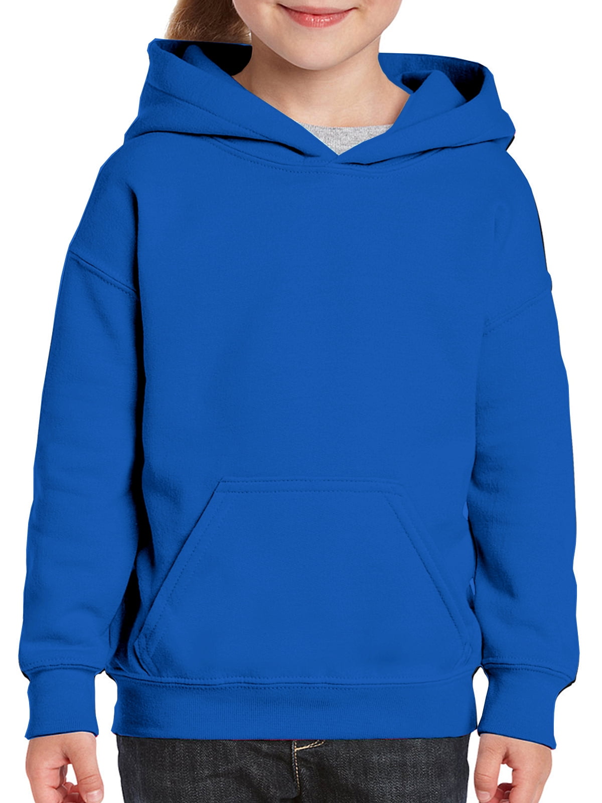 Hoodies for Teens Hoody for Boy Girls Size 6-8 10-12 14-16 18-20 - S M L XL  - Age 6 to 20 Years Old Kids Hoody Blue Youth Hoodie Kid Pullover Hooded  Sweatshirt