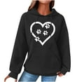 thumbnail image 1 of Hoodies Woman Autumn Winter Hoodie Sweatshirt Pullover Tops Long Sleeved Comfortable, 1 of 5