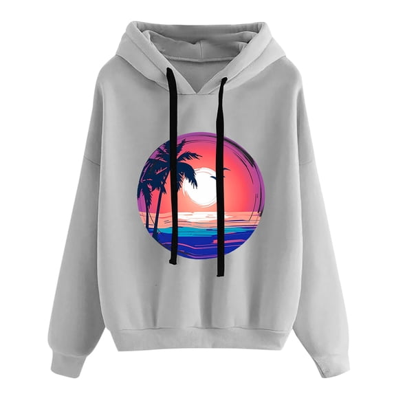 Hoodies Woman Clearance, Autumn Winter Hoodies Sweatshirt Pullover Tops Long Sleeve Comfy Tops