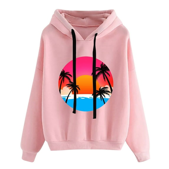 Hoodies Woman Autumn Winter Hoodies Sweatshirt Pullover Tops Long Sleeve Comfy Tops