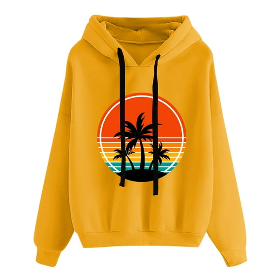Hoodies Woman Clearance, Autumn Winter Hoodies Sweatshirt Pullover Tops Long Sleeve Comfy Tops